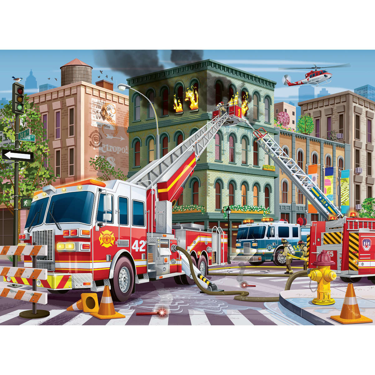 Ravensburger Fire Truck Rescue 100 XXL pc puzzle