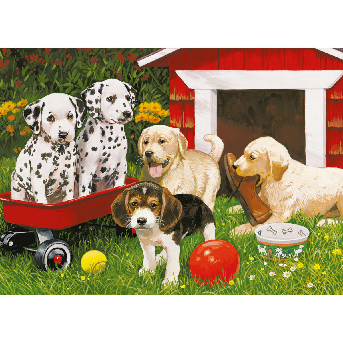 Ravensburger Puppy Party 60 pc puzzle