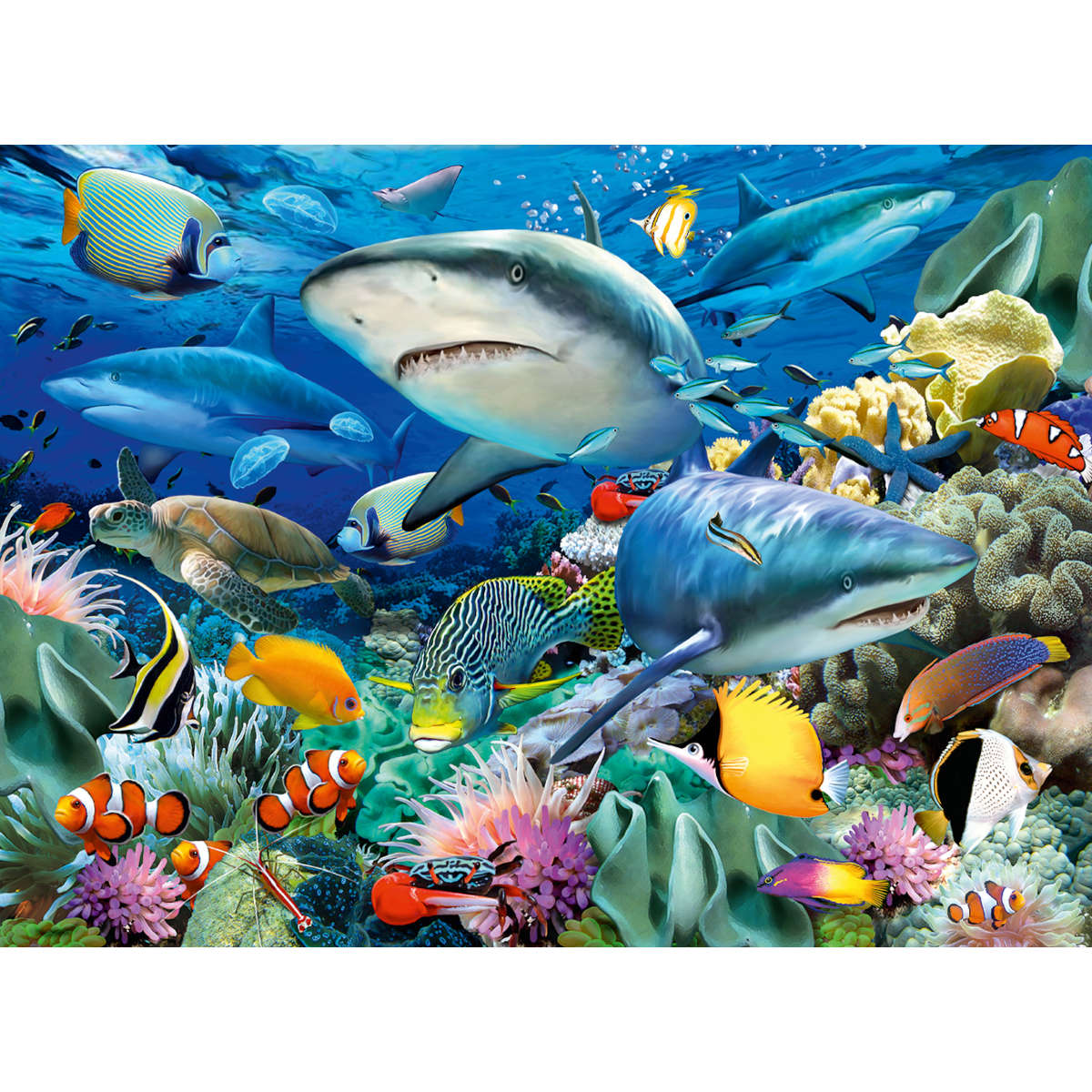 Ravensburger Shark Reef 100 XXL pc puzzle