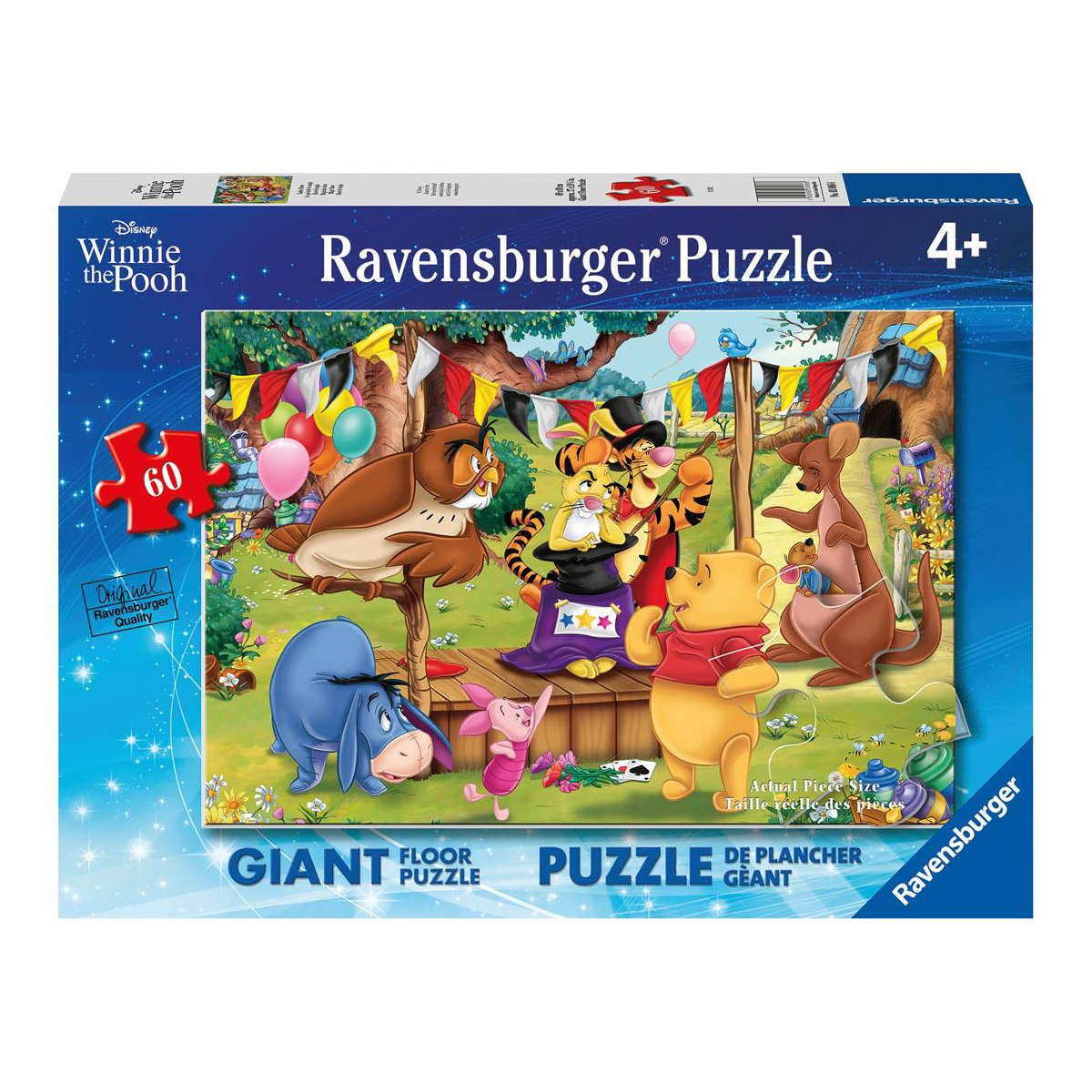 Ravensburger Winnie the Pooh Magic Show 60 pc Giant Floor Puzzle