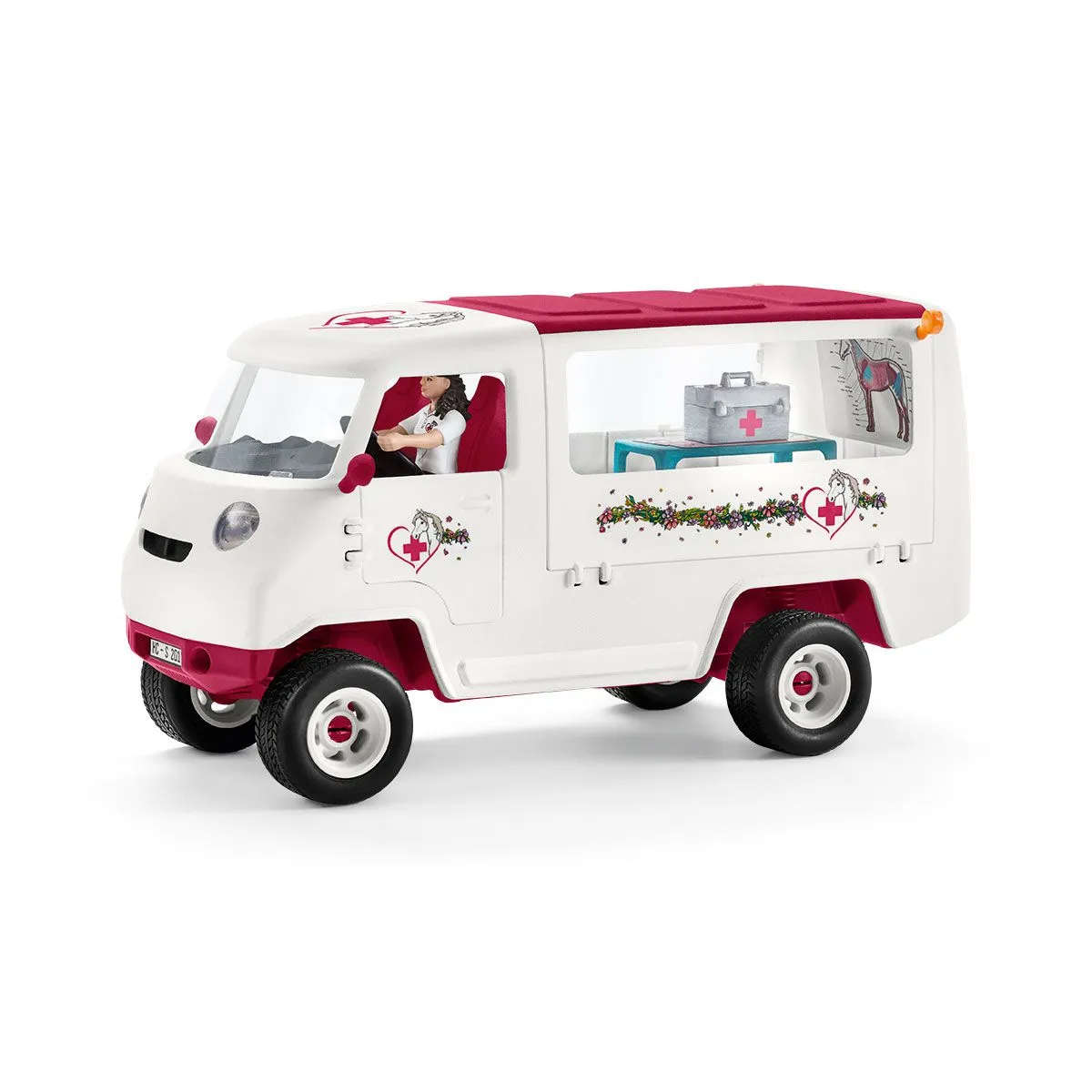 Schleich Mobile Vet with Hanoverian Foal