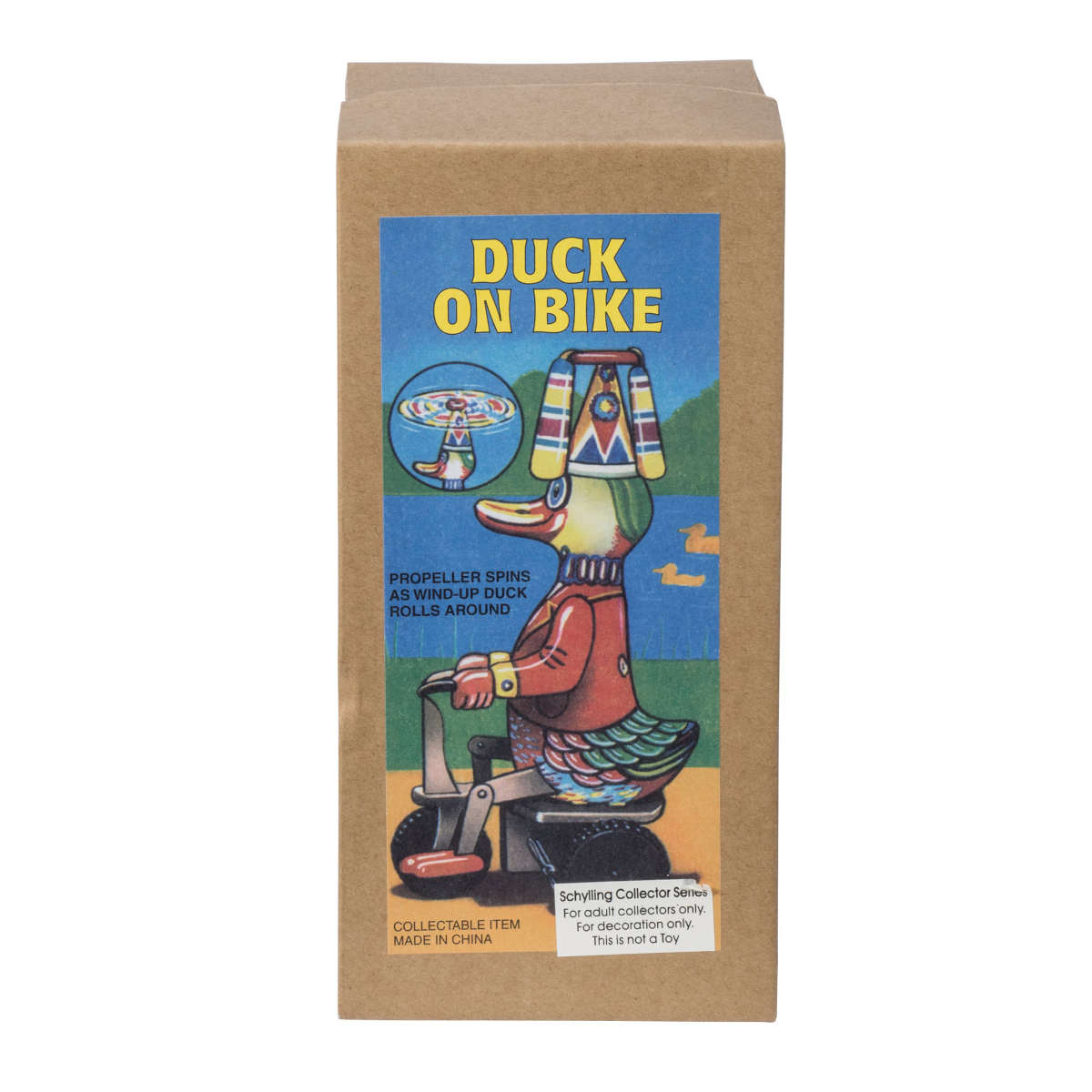 Schylling Duck on Bike