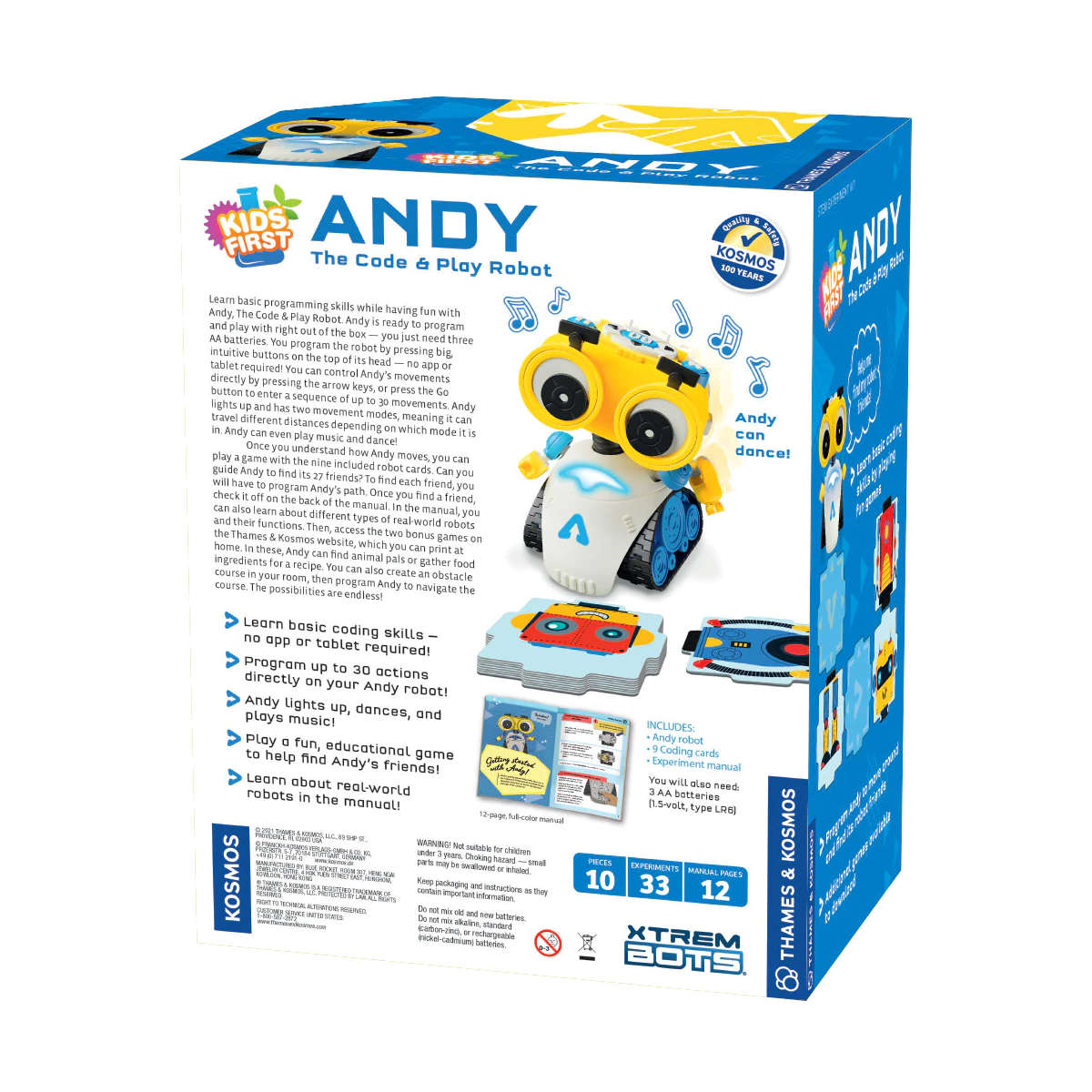 Thames & Kosmos Andy The Code & Play Robot