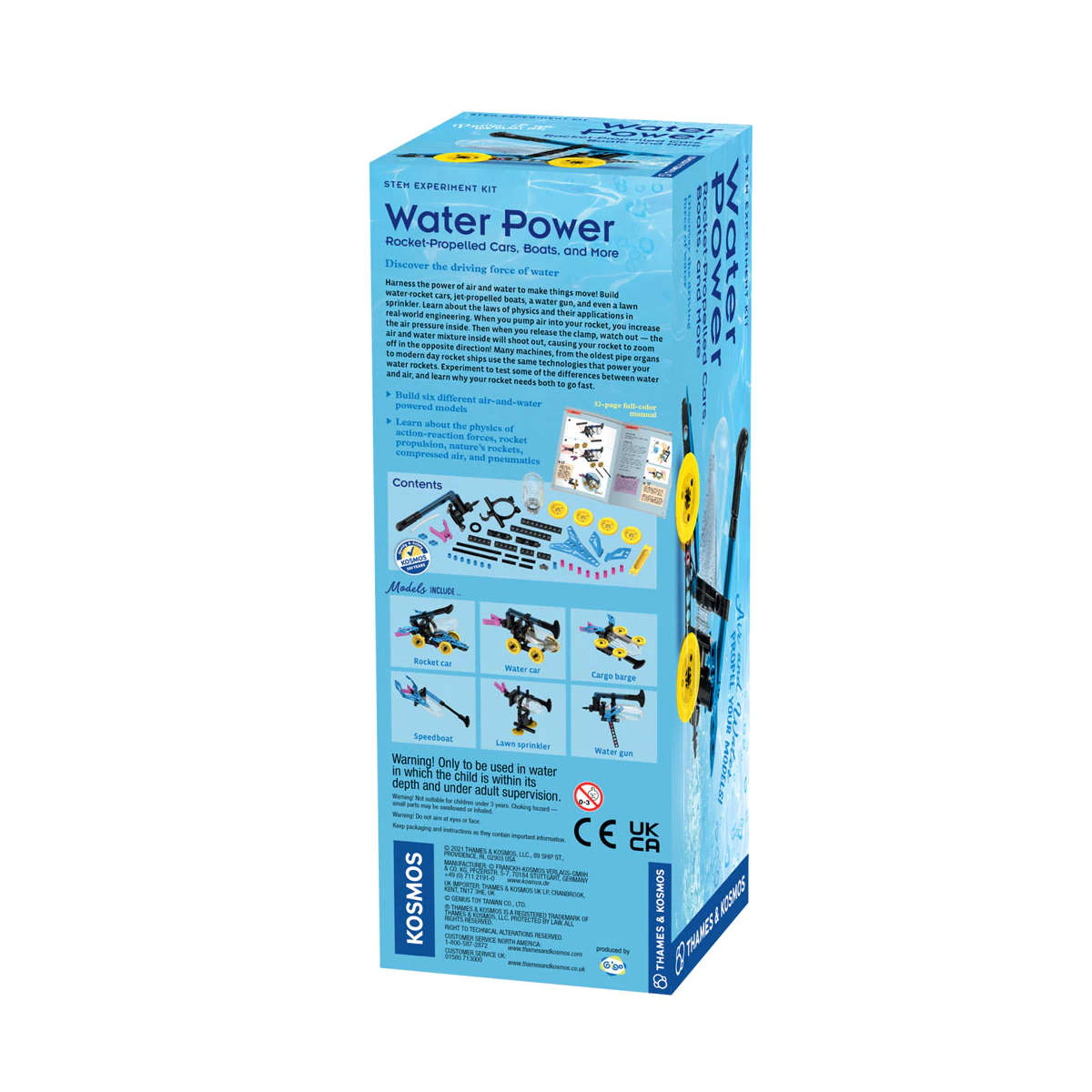 Thames & Kosmos Water Power: Rocket Propelled Cards, Boats, and More!