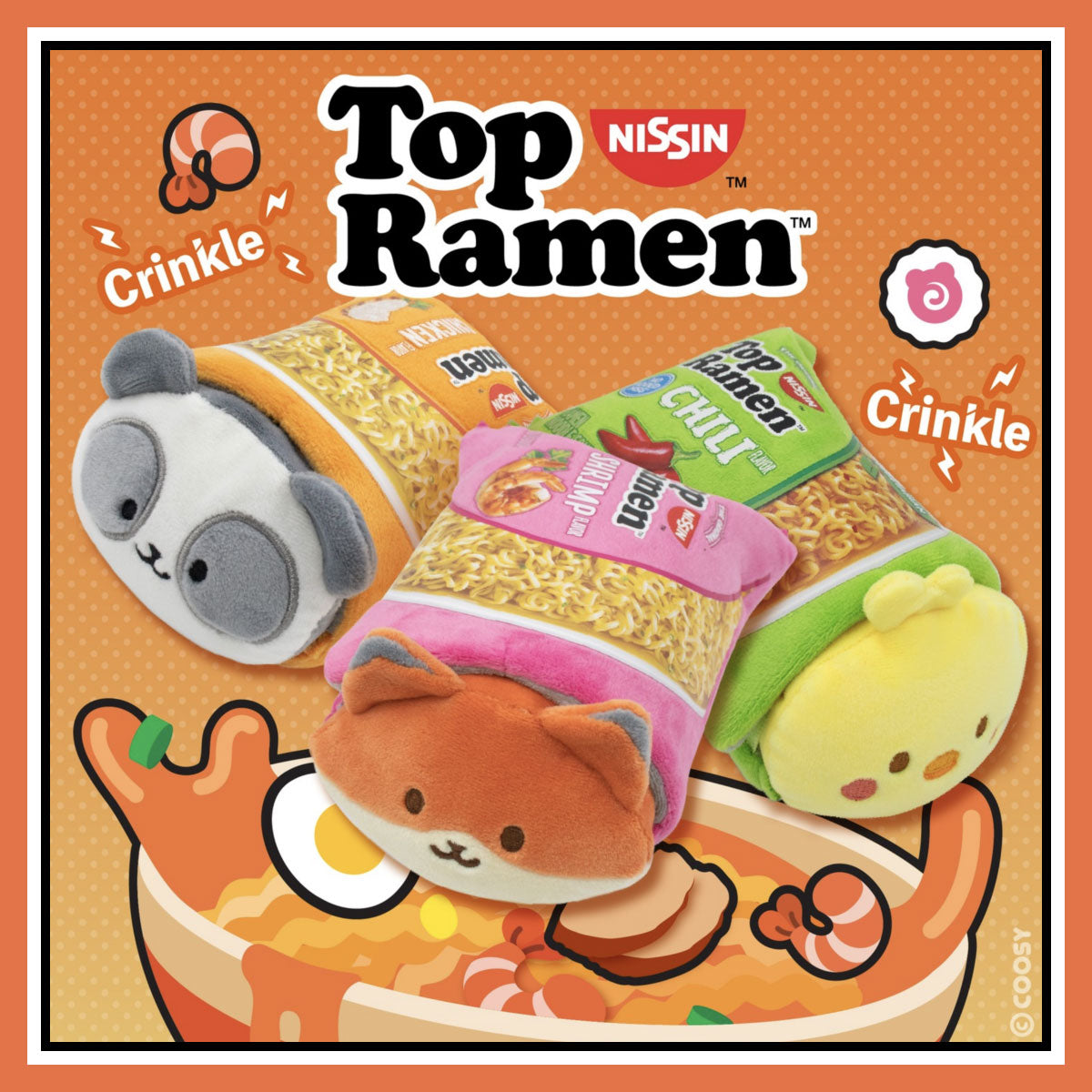 Anirollz Top Ramen 6” Blanket Plush