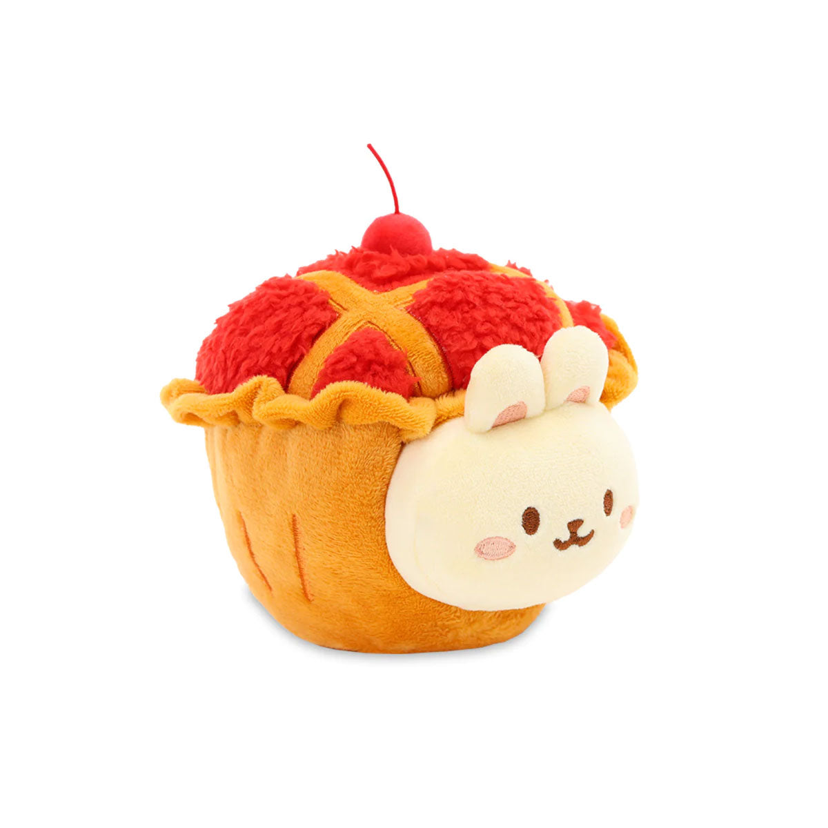 Anirollz Small Baked Goods 6” Blanket Plush - Bunniroll in Cherry Pie