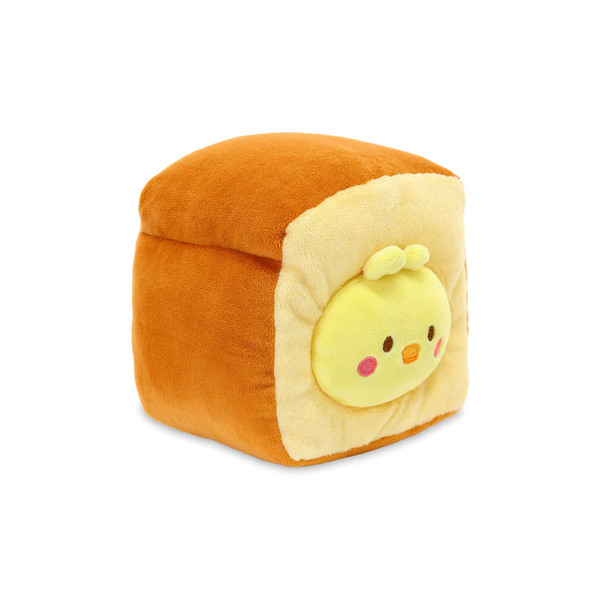 Anirollz Small Baked Goods 6” Blanket Plush - Chickiroll in loaf of bread