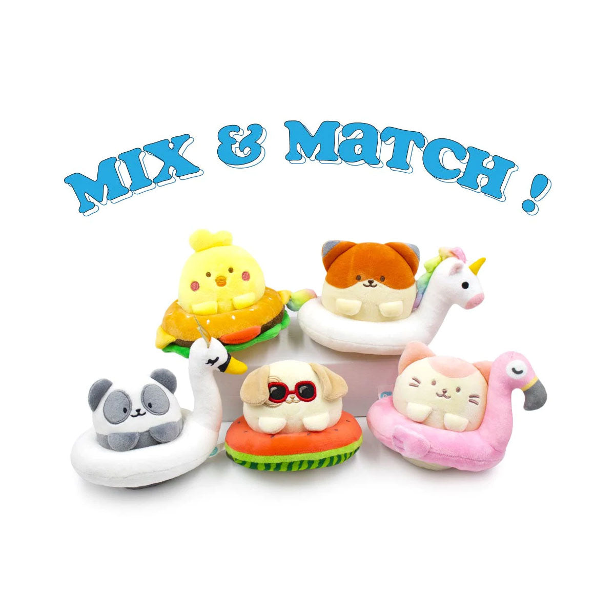 Anirollz Floaties 6” Plush Mix & Match!