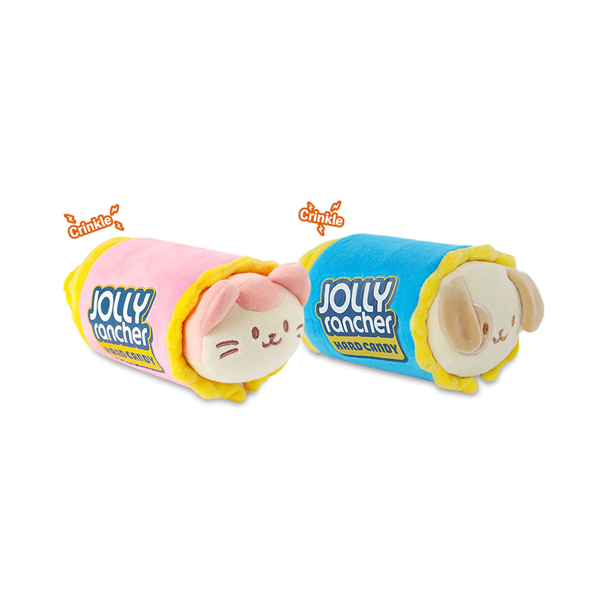 AniRollz Small Jolly Rancher 6" Plush Kittiroll and Puppiroll