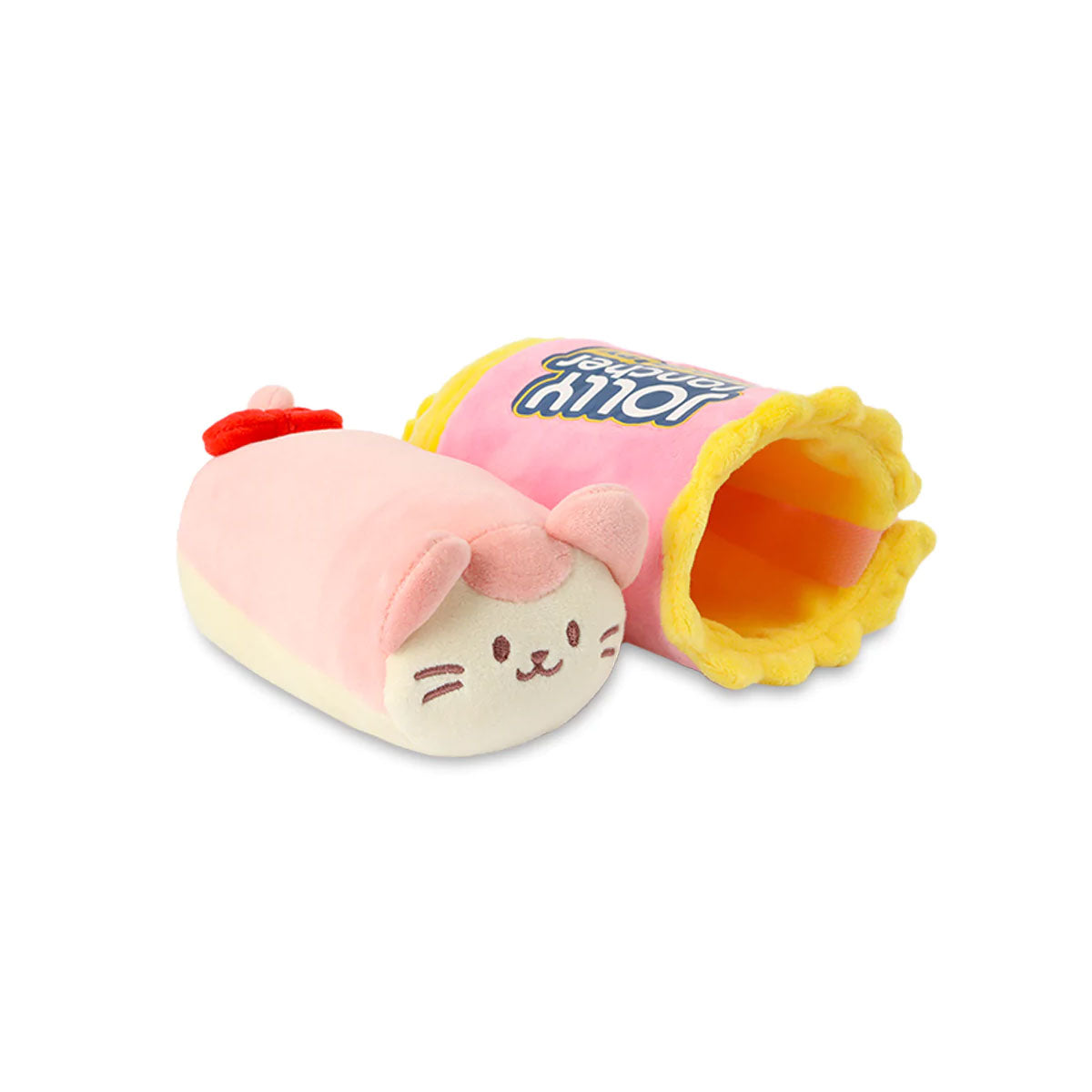 AniRollz Small Pink Jolly Rancher 6" Plush Kittiroll