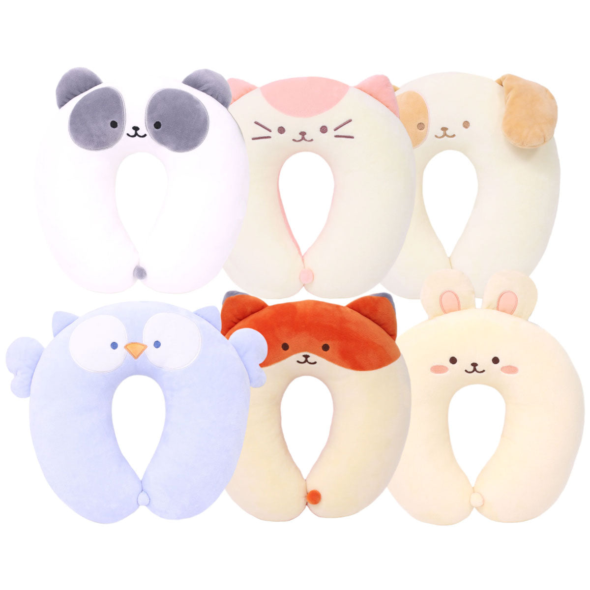 AniRollz Plush Neck Pillows