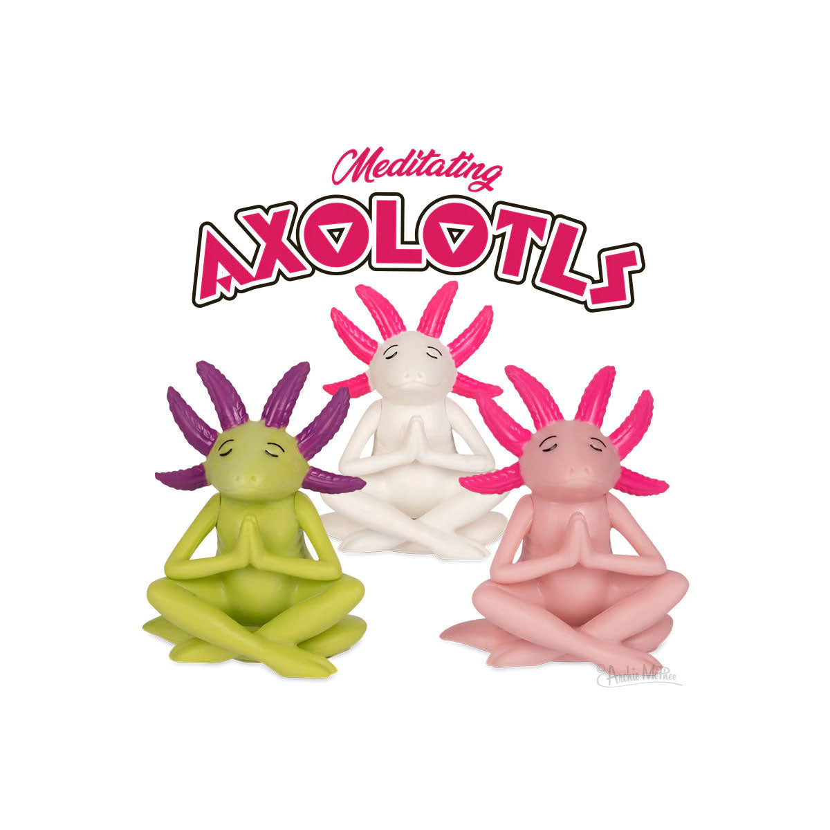 Archie McPhee Meditating Axolotls