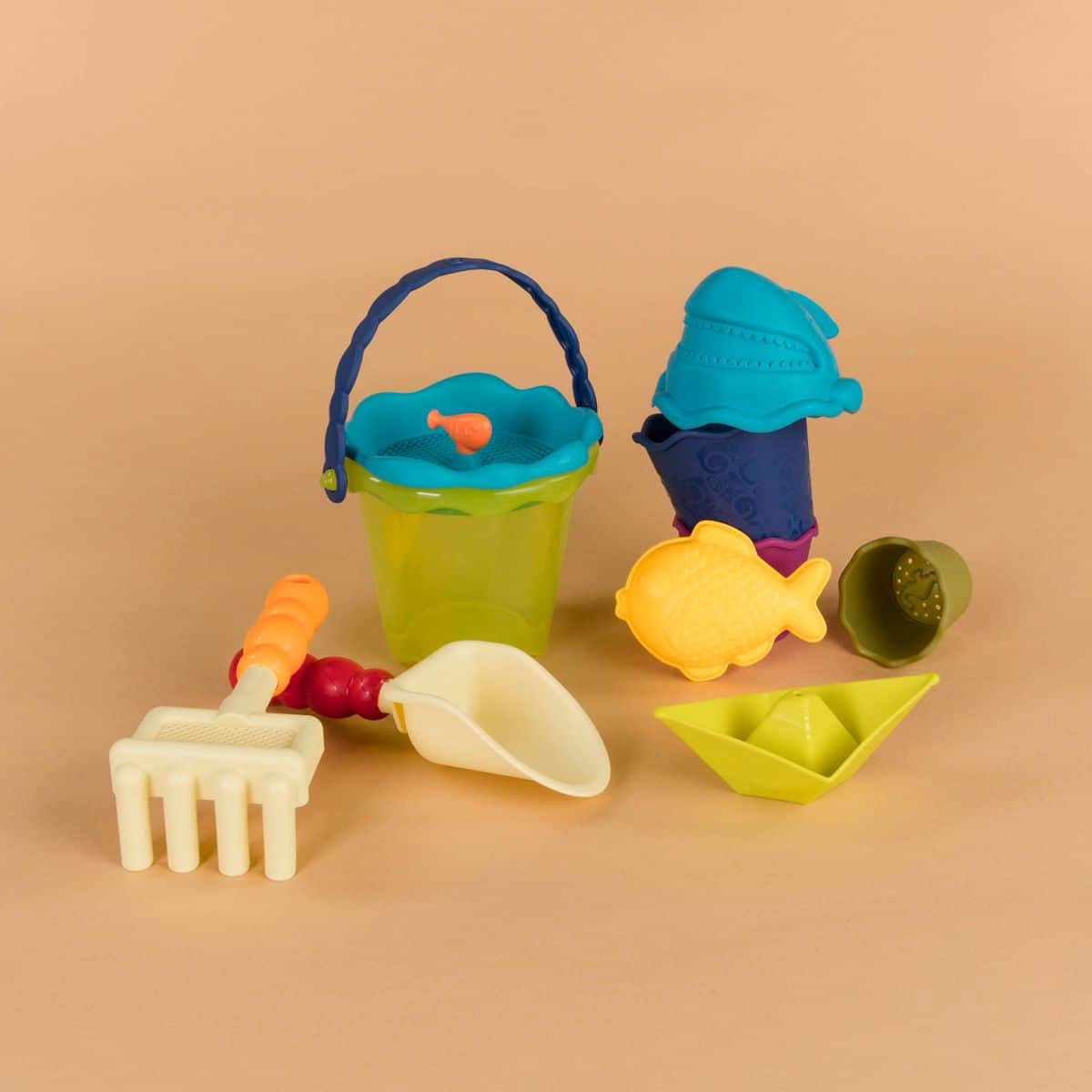 B Toys Wavy Wagon Sand Playset