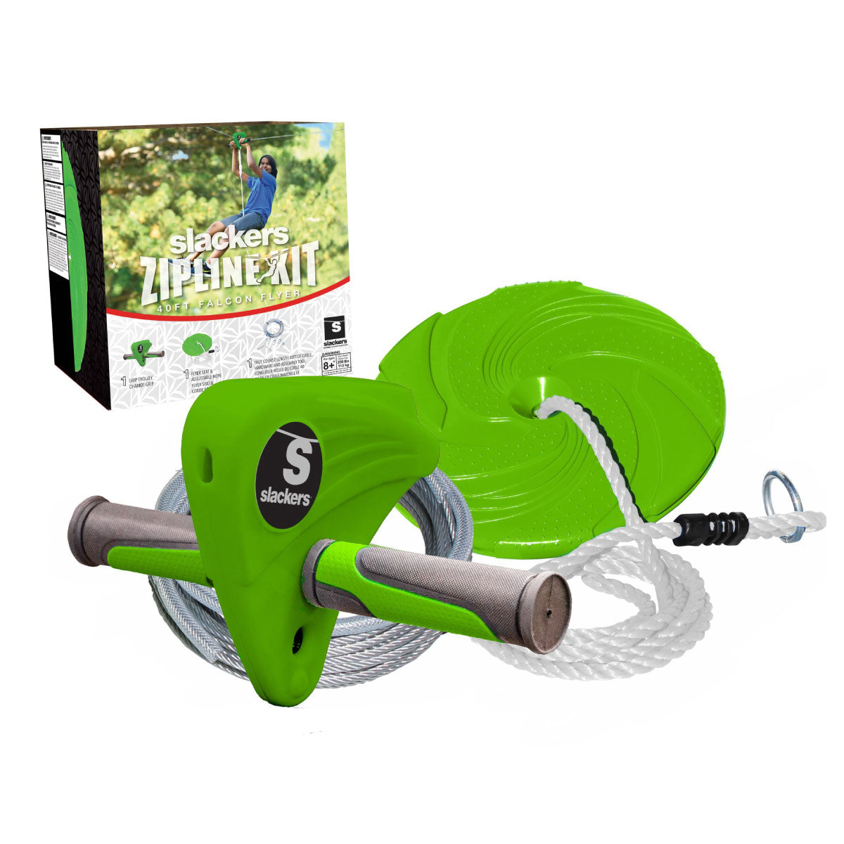 Slackers Falcon Zipline - 40 Foot