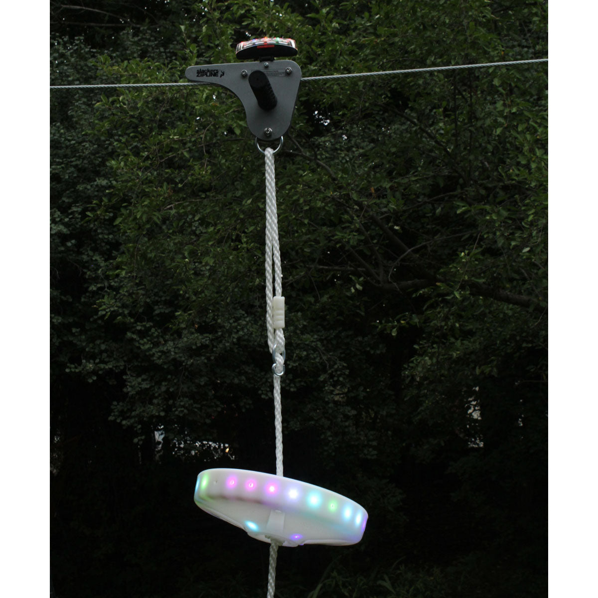 Slackers Night Riderz Zipline - 100 Foot