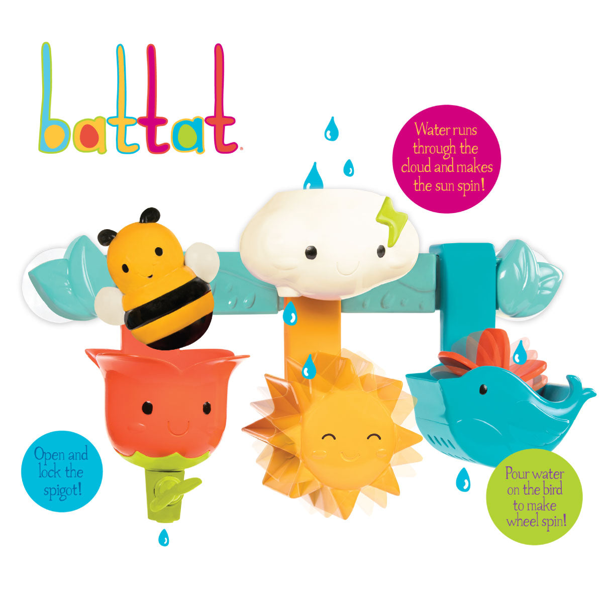 Battat Rain & Shine Bath Bar