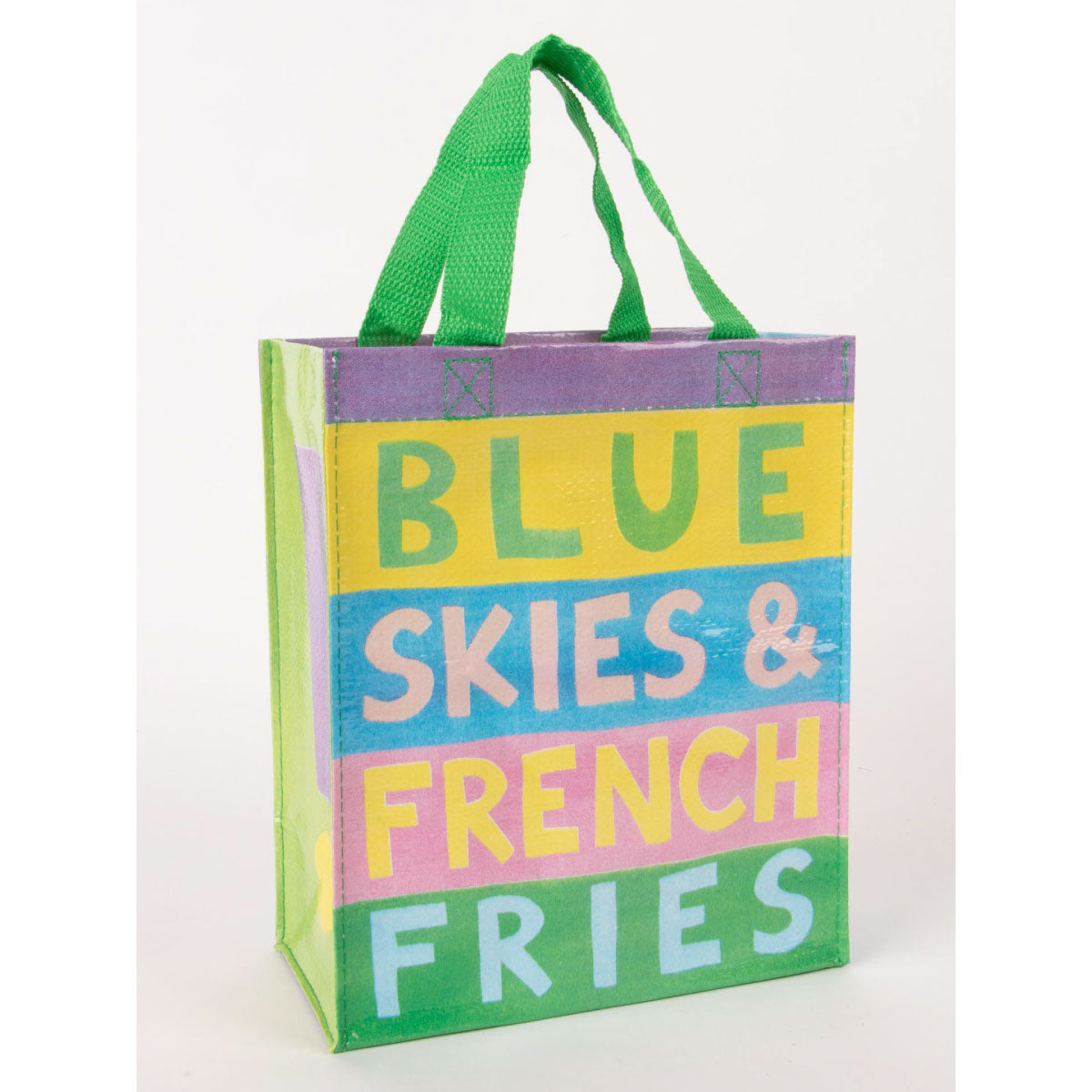 Blue Q Blue Skies and French Fries Handy Tote