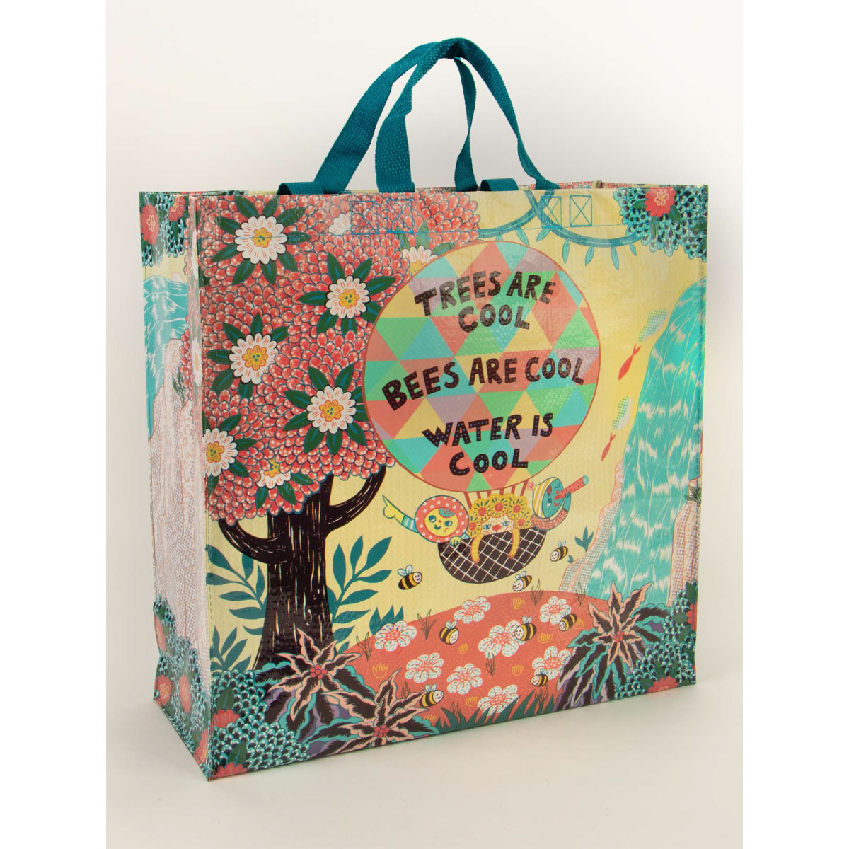 Blue Q Trees Are Cool Shopper Bag