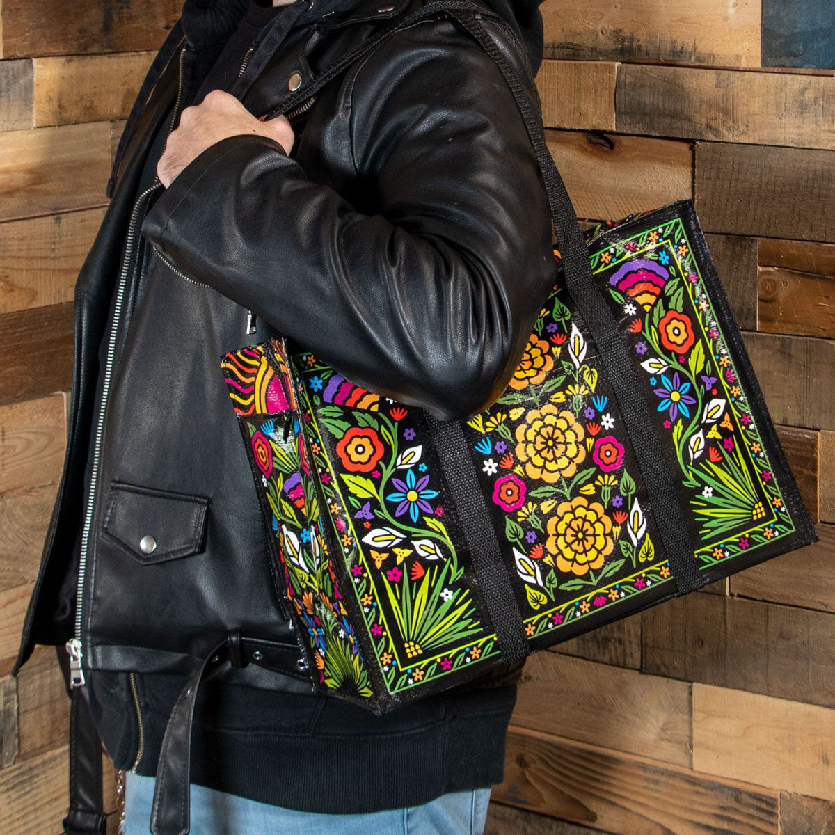 Blue Q Flower Fest Shoulder Tote
