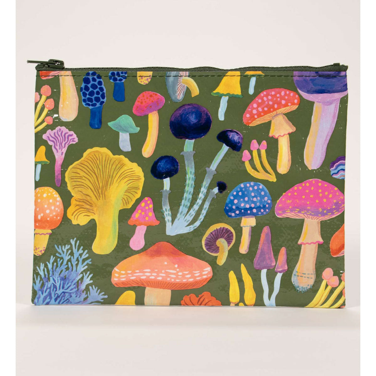 Blue Q Mushrooms Zipper Pouch