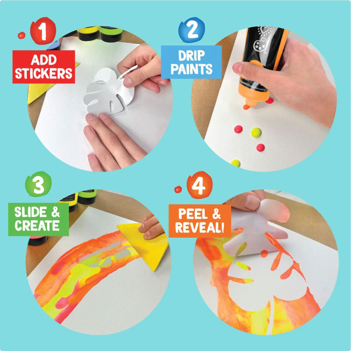 iHeart Art Squeegee Art Kit