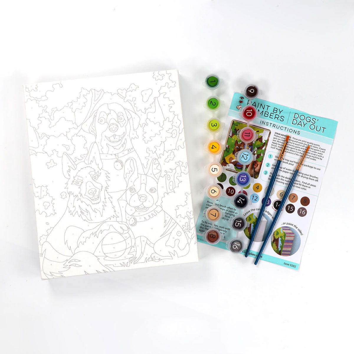 iHeartArt Paint By Numbers - Dog’s Day Out