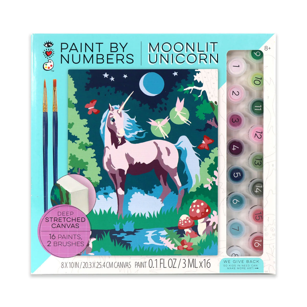 iHeartArt Paint By Numbers - Moonlit Unicorn