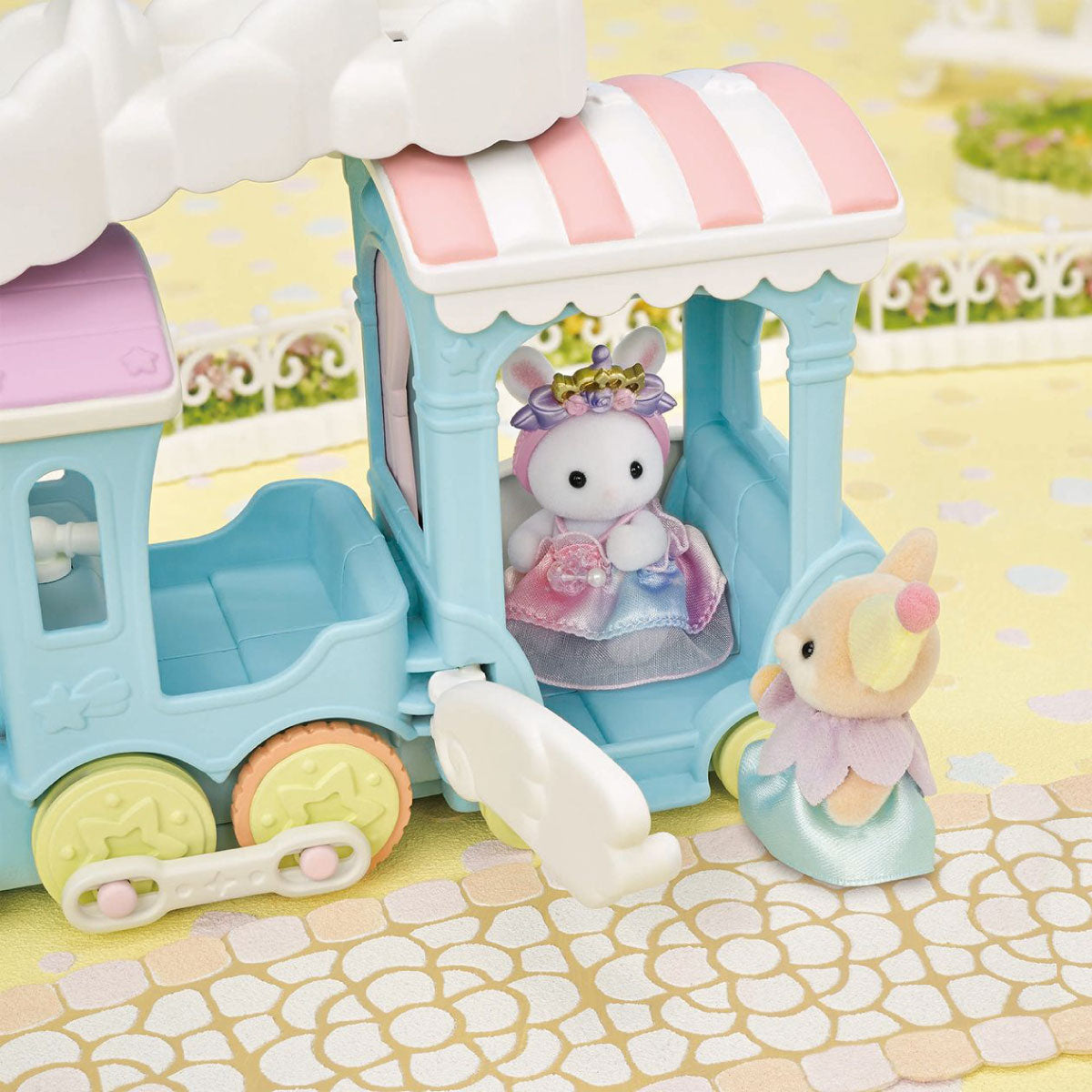 Calico Critters Floating Cloud Rainbow Train