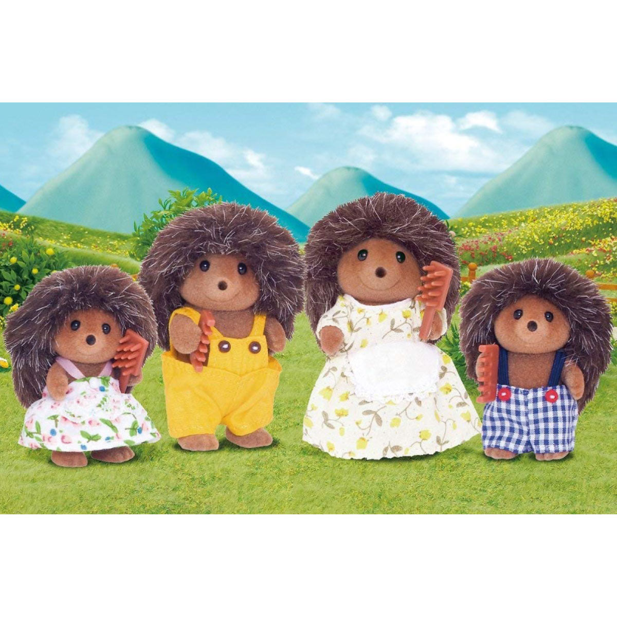 Calico Critters Pickleweeds Hedgehog Family