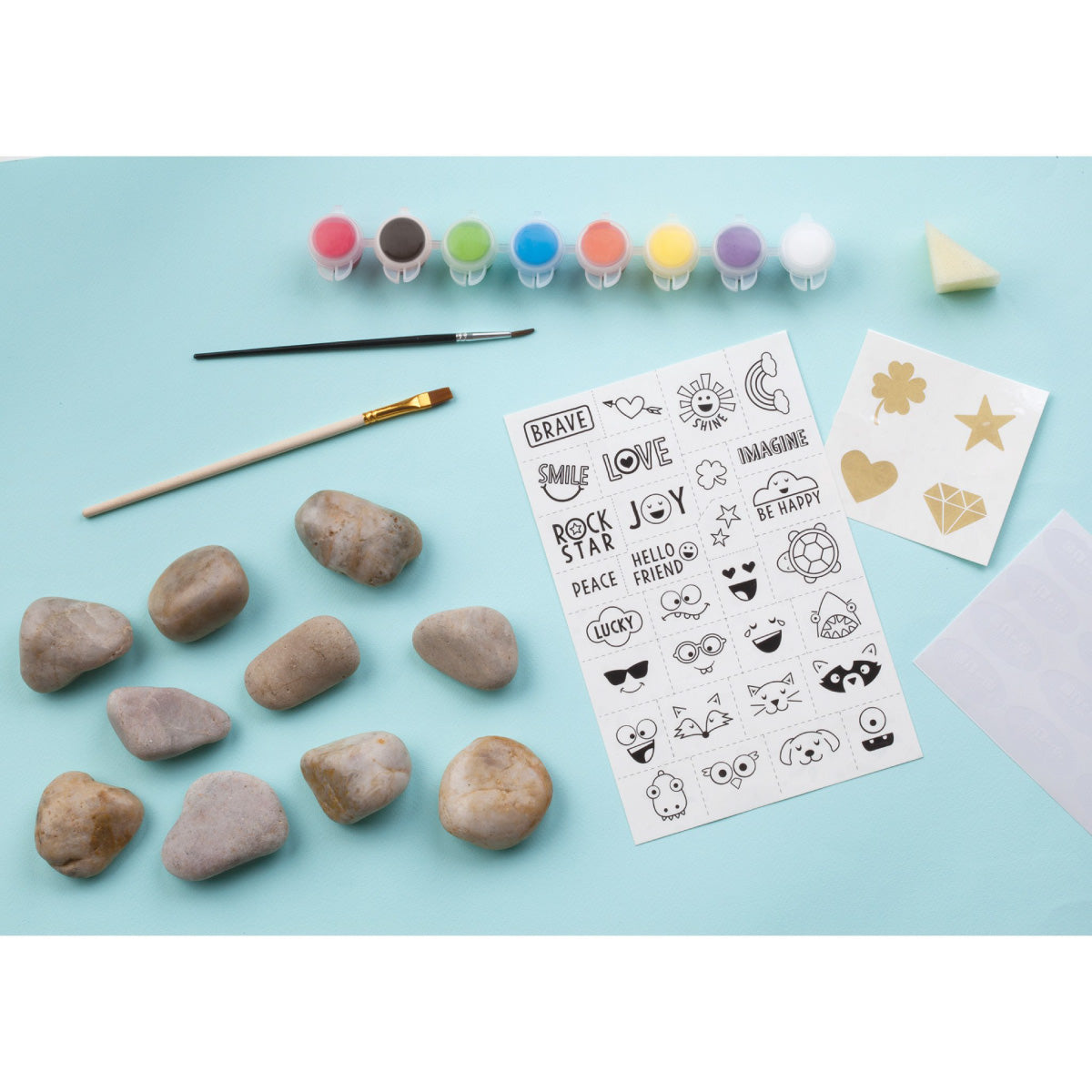 Hide & Seek Rock Painting Kit from Creativity for Kids