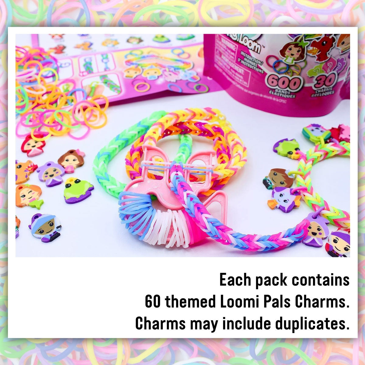 Rainbow Loom Loomi Pals Charm Bracelet Kits