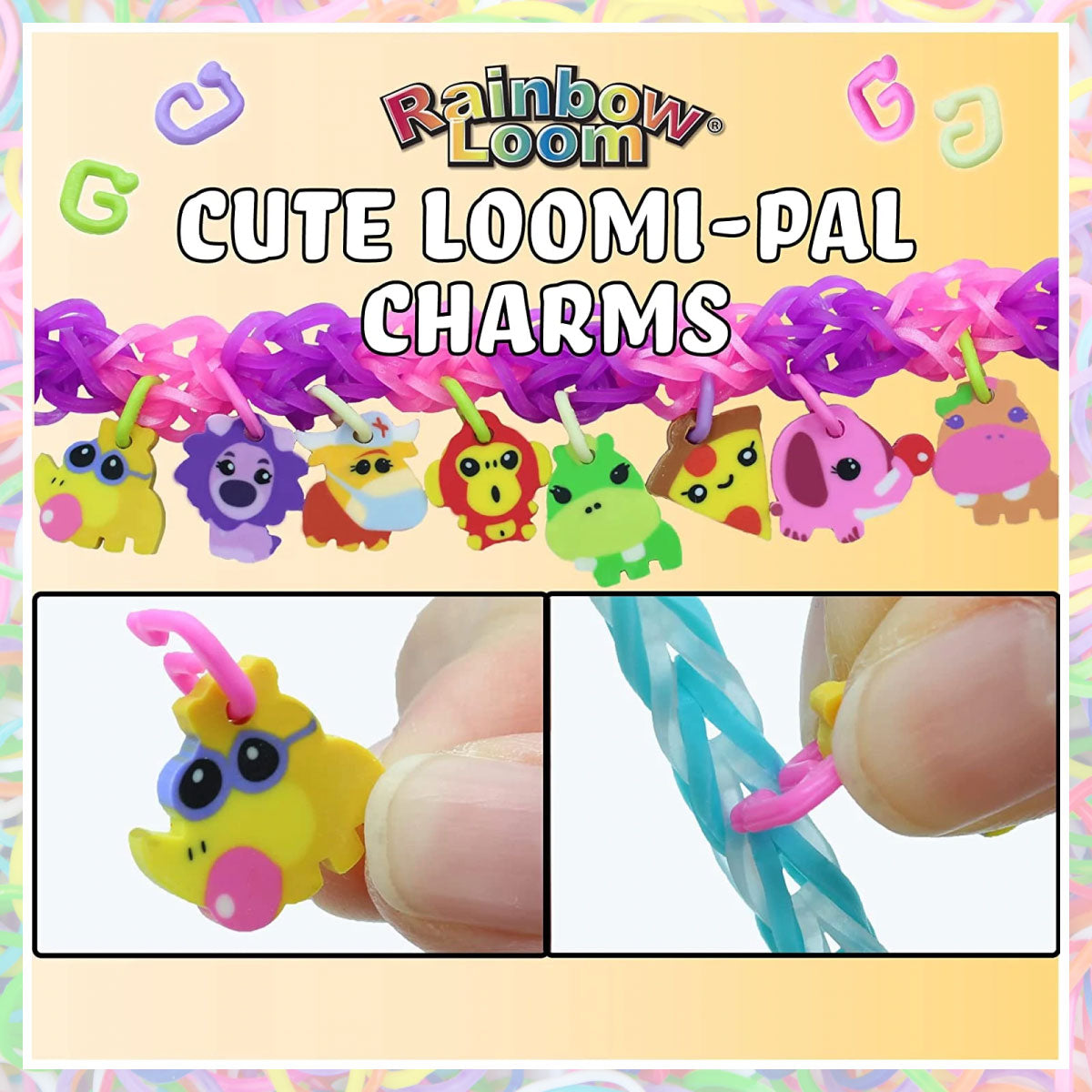 Rainbow Loom Loomi Pals Charm Bracelet Kits
