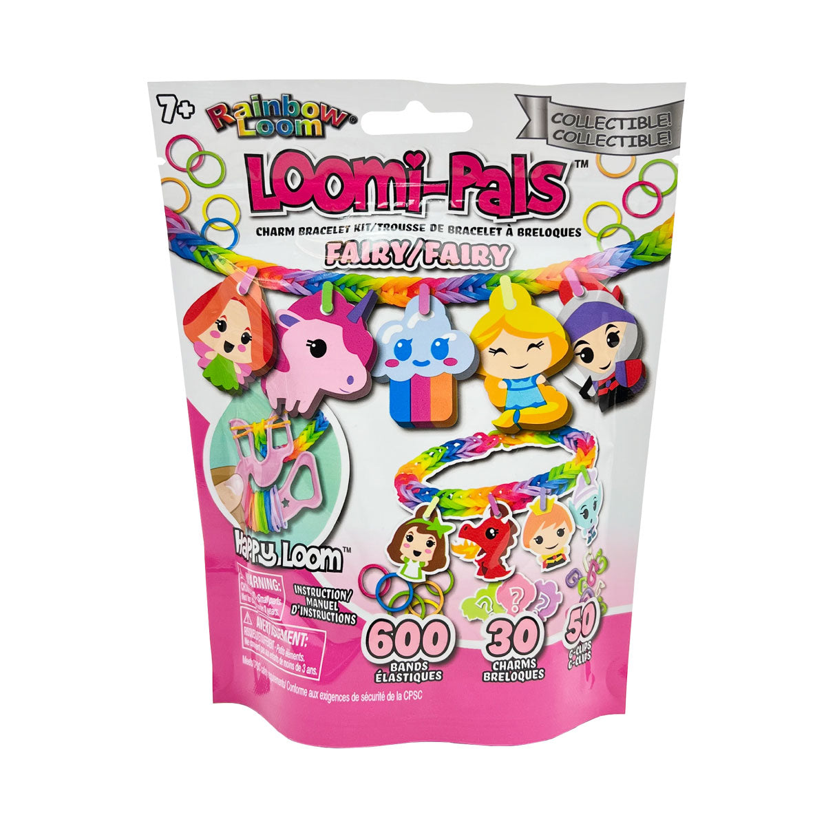 Rainbow Loom Loomi Pals Fairy Charm Bracelet Kit
