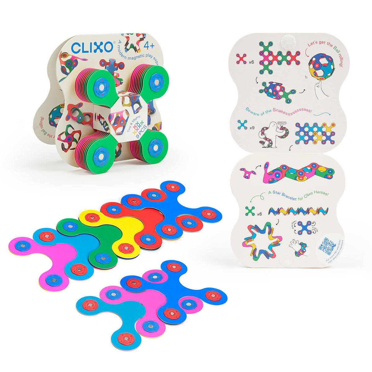 Clixo Tiny & Mighty Pack 9 Piece Building Set
