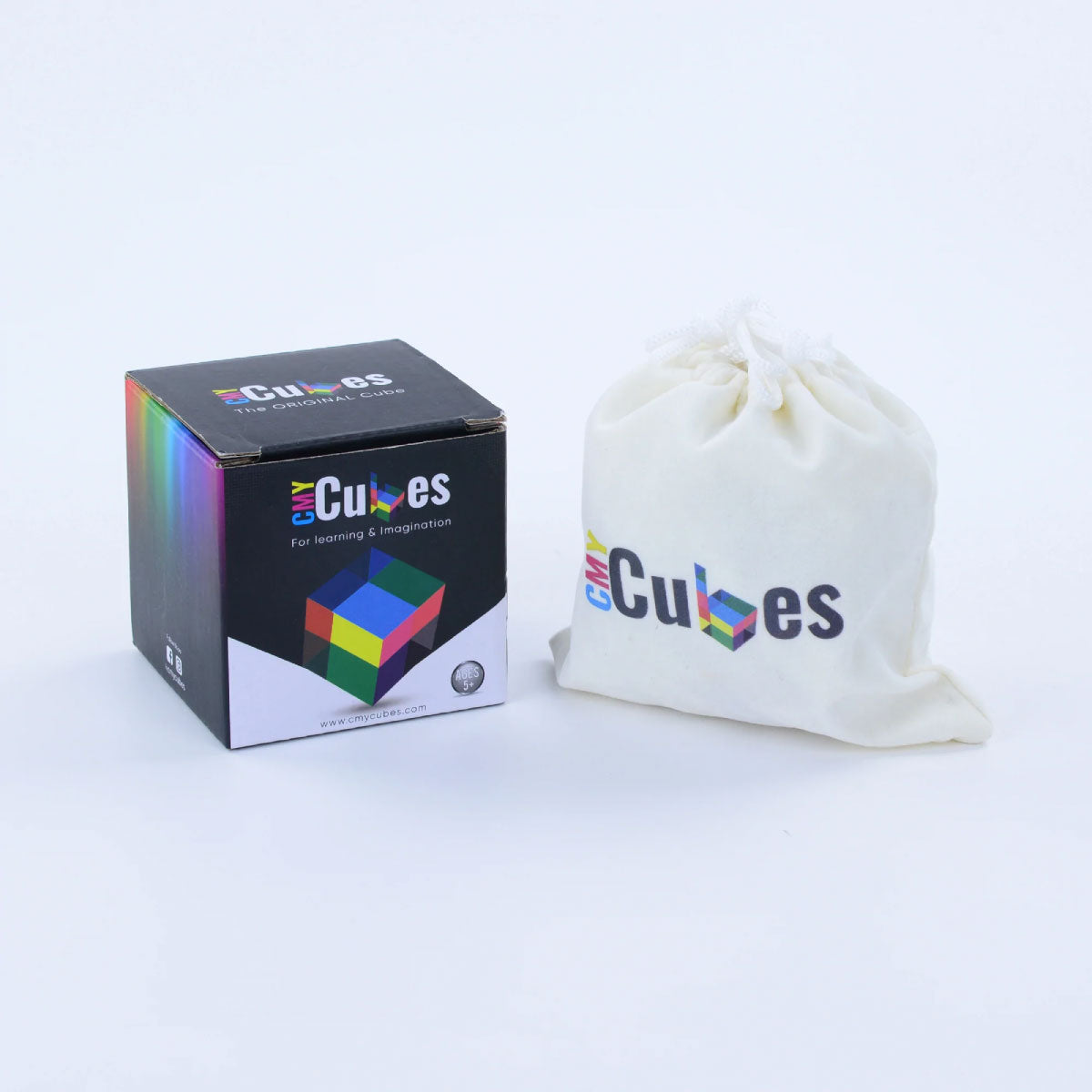 CMY Cubes Square Block