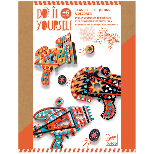 Djeco DIY Kosmic Token Launchers Kit