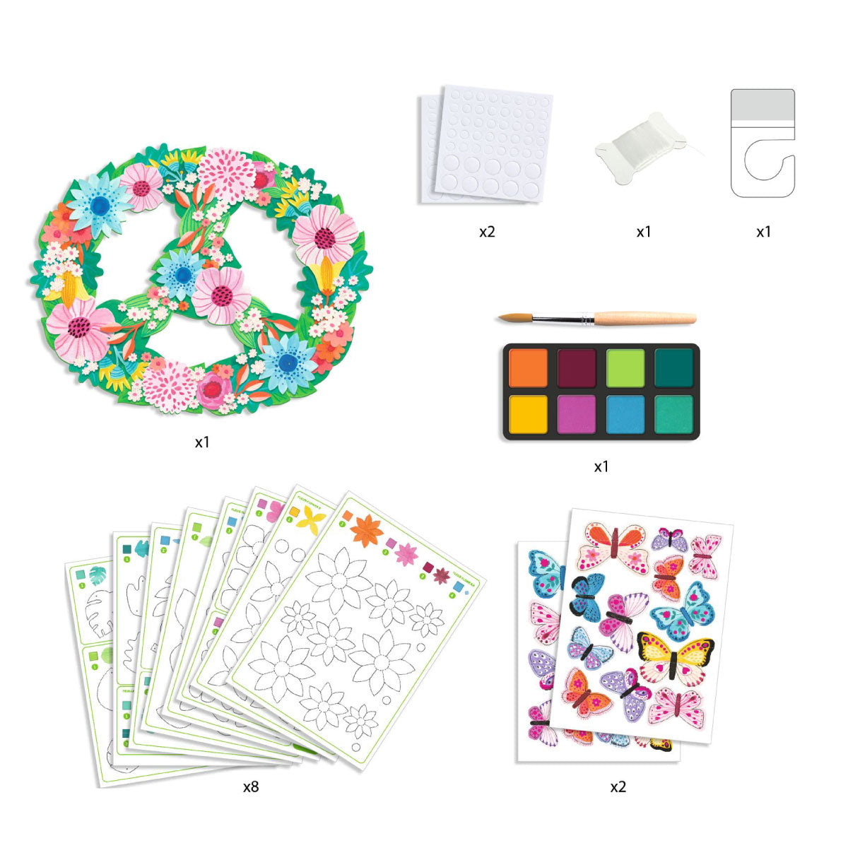Djeco Do It Yourself Springtime Decorative Mobile