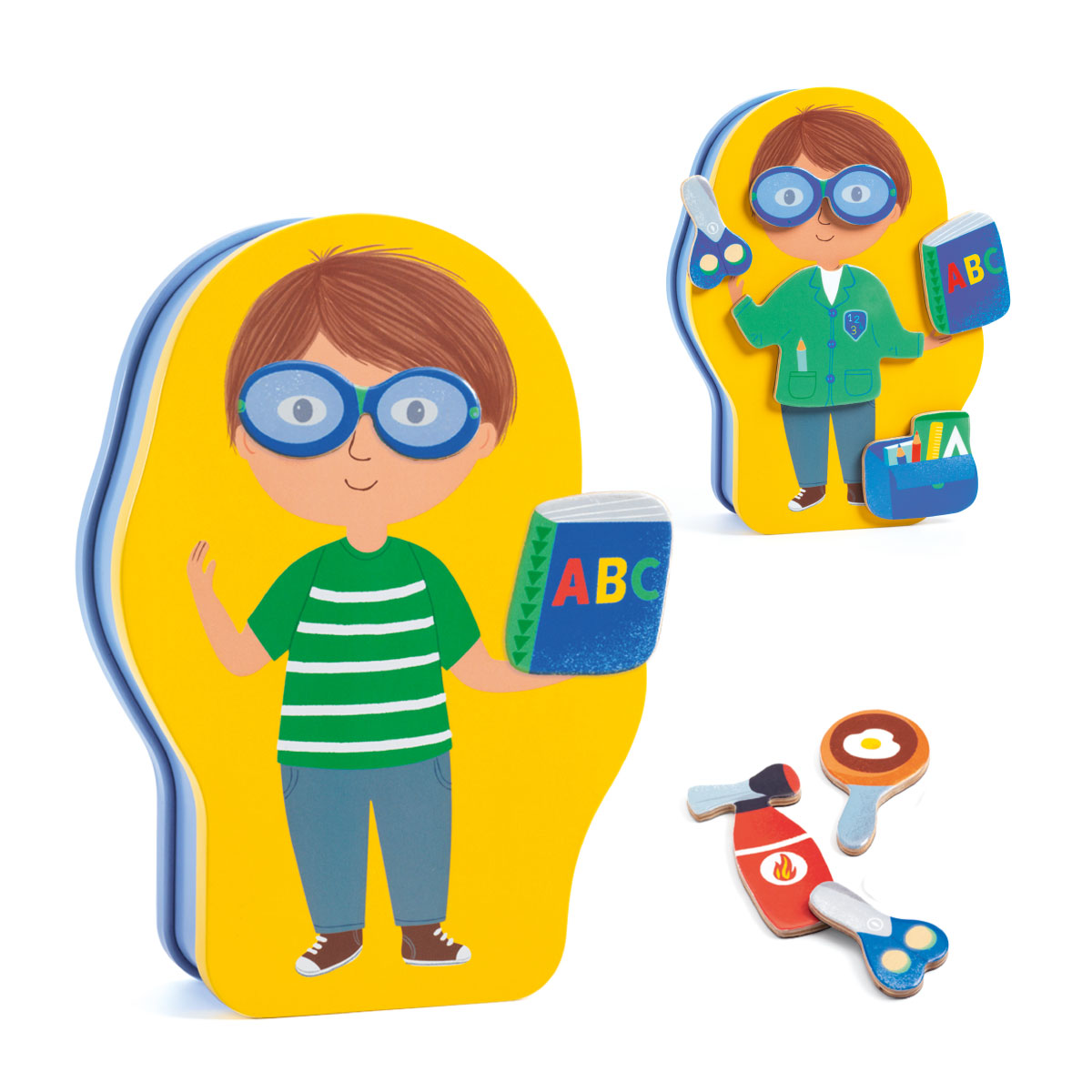 Djeco Inzebox Jobissimo Magnetic Play Set