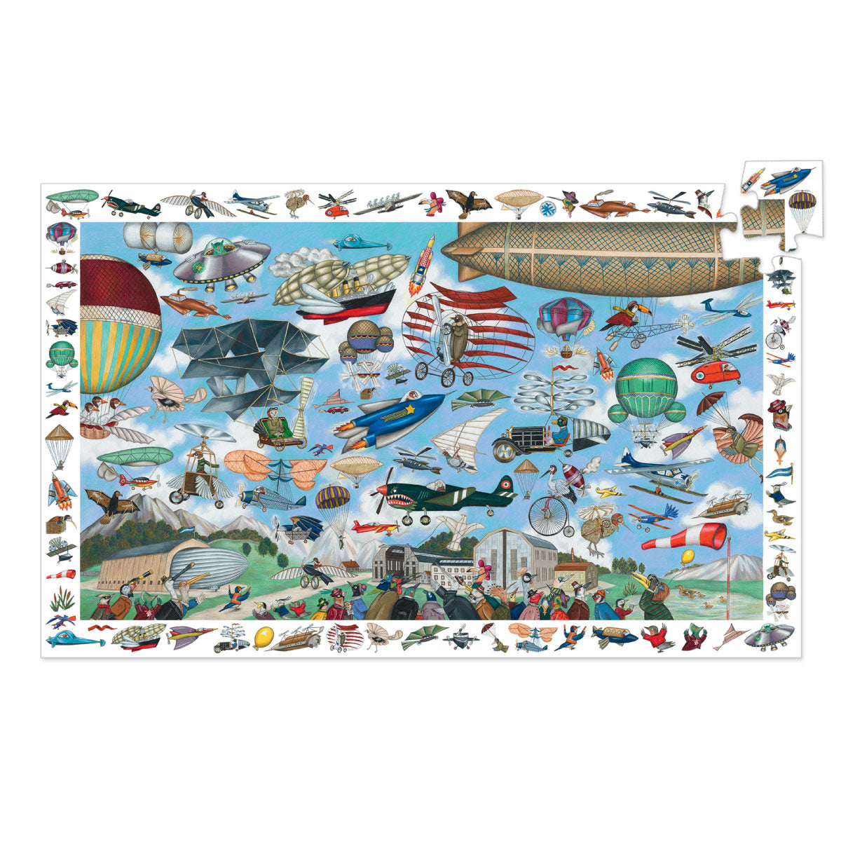 Djeco Observation Puzzle - Aero Club 200pc Jigsaw