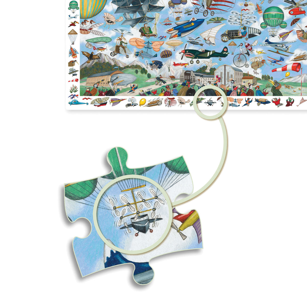 Djeco Observation Puzzle - Aero Club 200pc Jigsaw