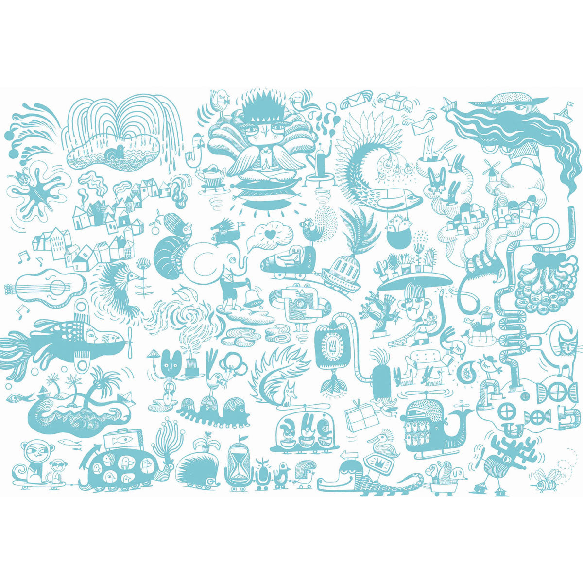 Djeco Wizzy Enchanted Tree 100pc Hidden Image Jigsaw Puzzle