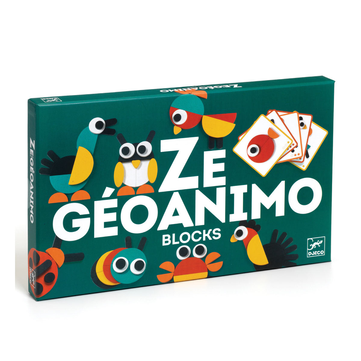 Djeco Ze Geoanimo Wooden Block Puzzle