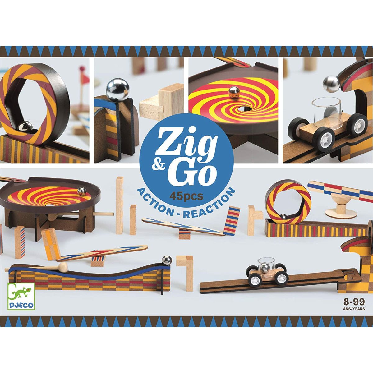 Zig & Go 45 Action Reaction from Djeco