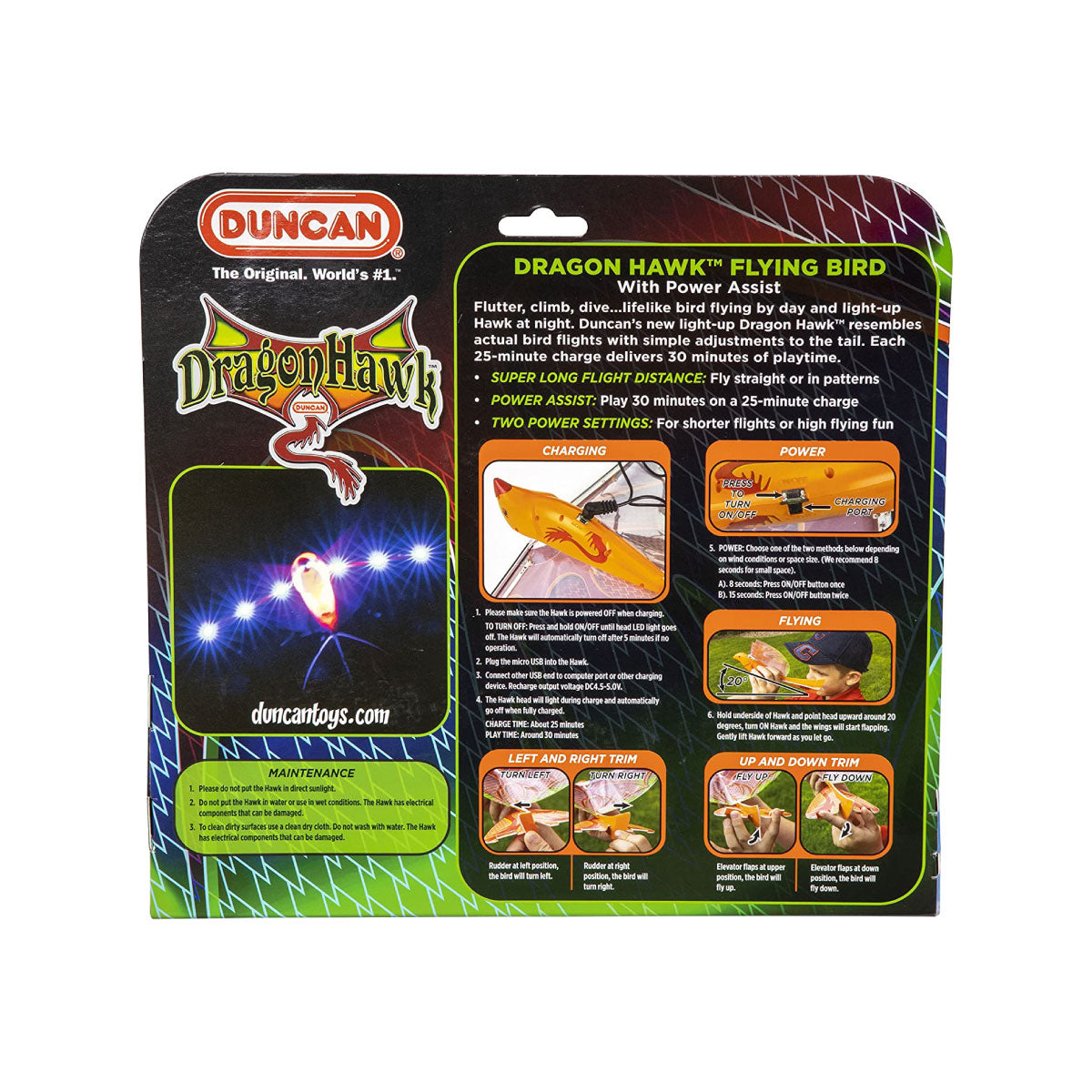 Duncan Dragon Hawk Glider with Power Assist