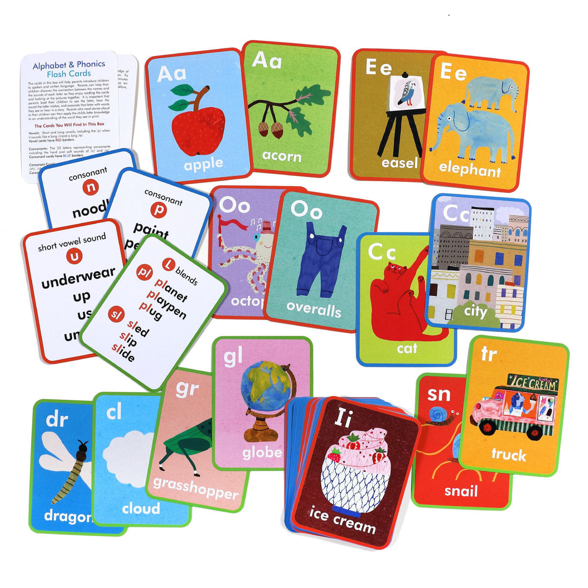 Alphabet & Phonics Flash Cards from eeBoo