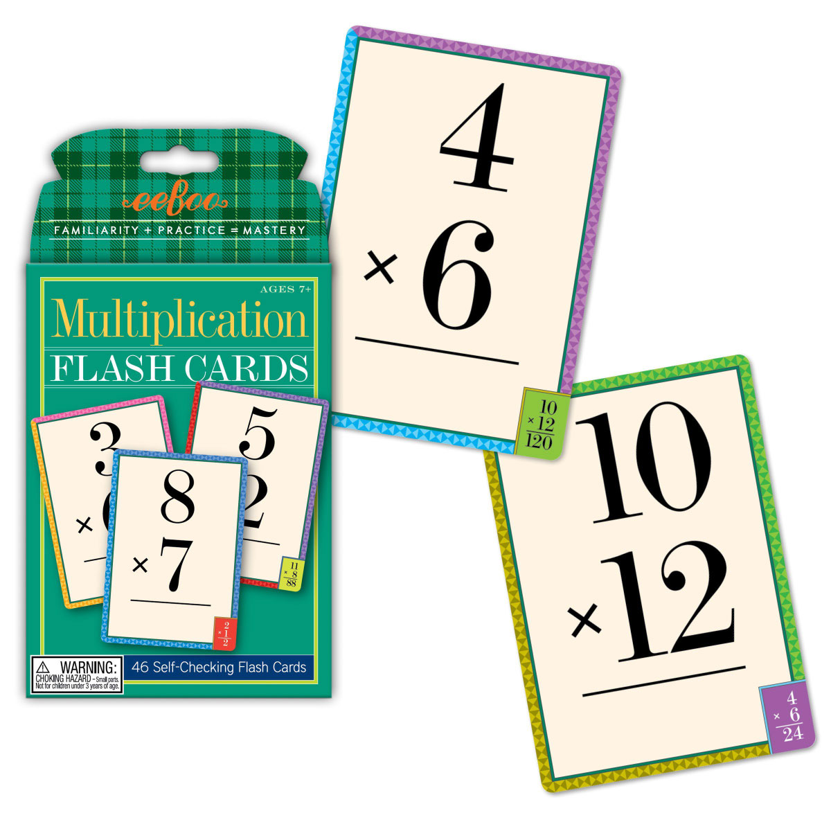 Flash Cards - Multiplication from eeBoo