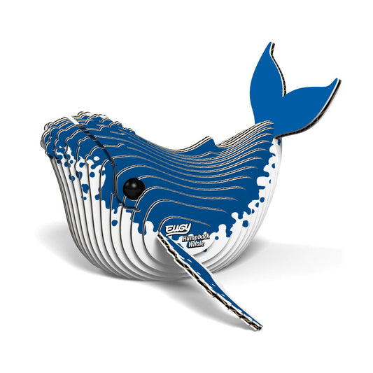 Eugy Humpback Whale 3-D Cardboard Model Kit
