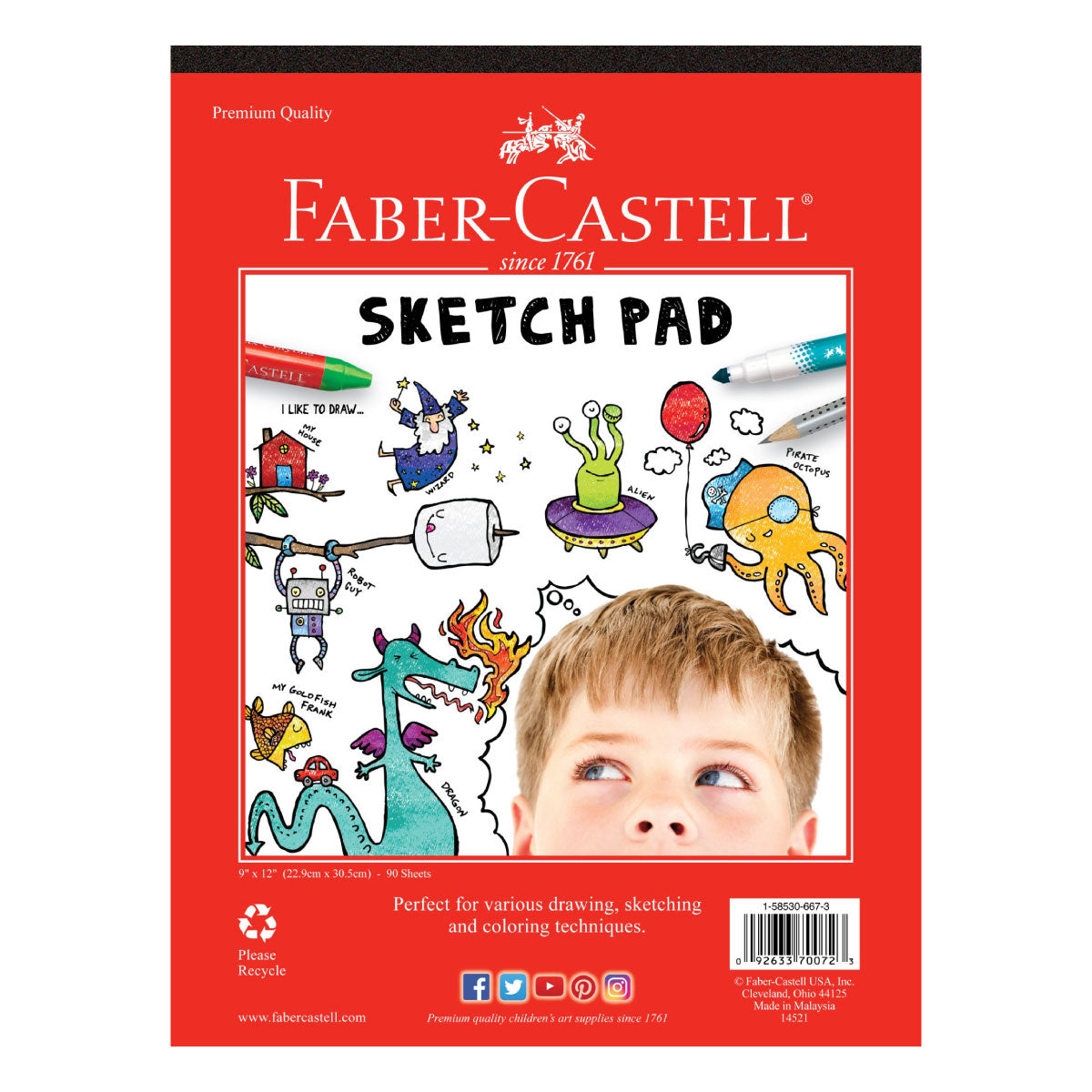 Sketch Pad - 9x12 from Faber Castell