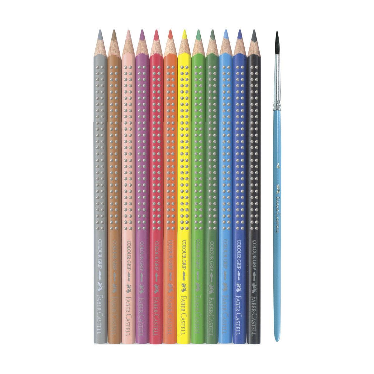 Faber-Castell Grip Watercolor Eco Pencils 12 ct