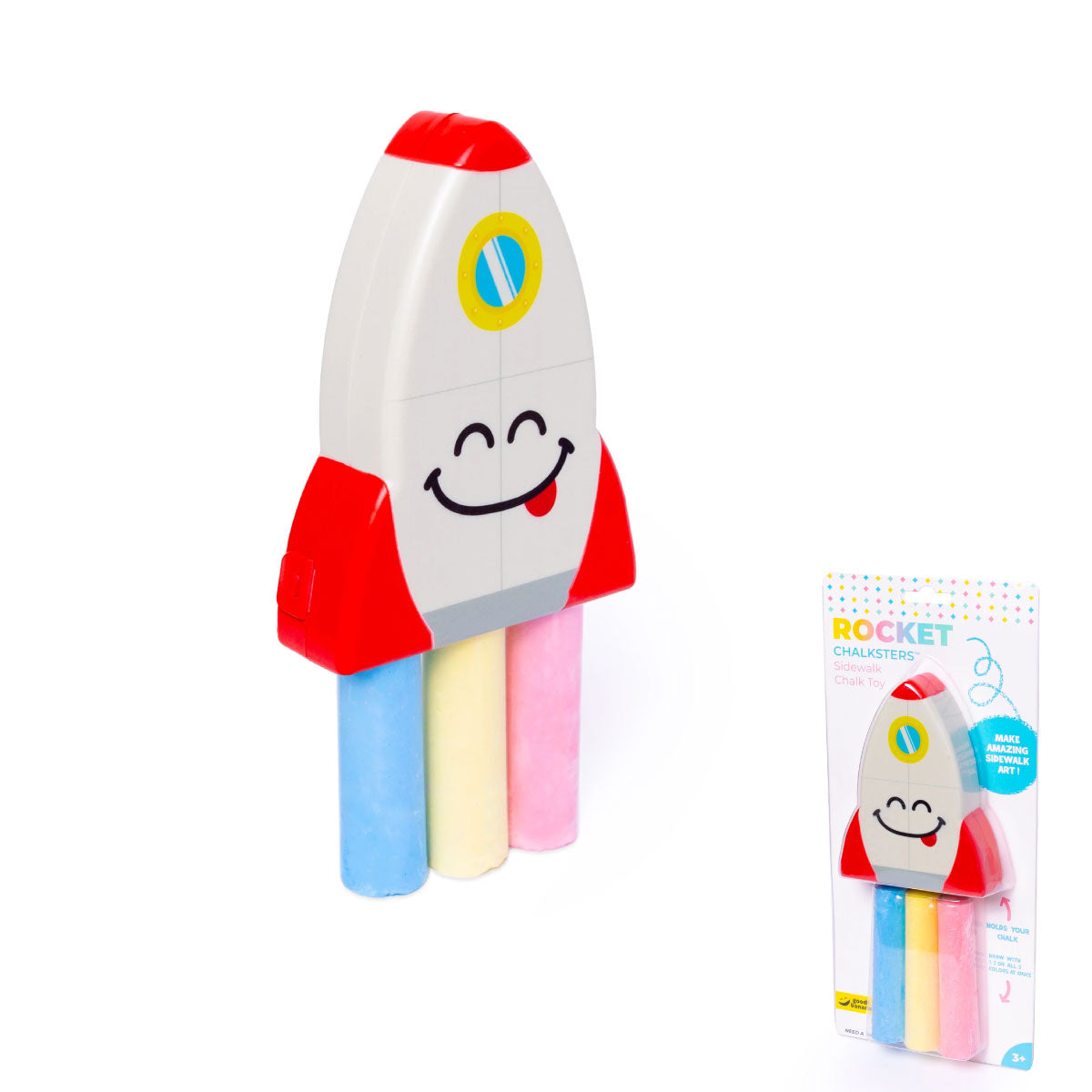 Rocket Chalksters Sidewalk Chalk Holders from Good Banana